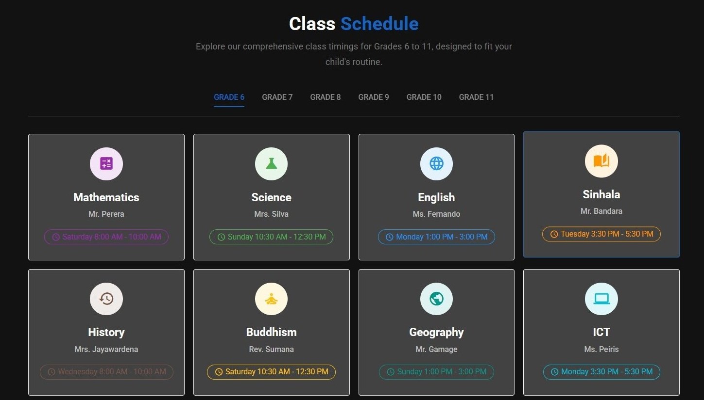 Class Management System